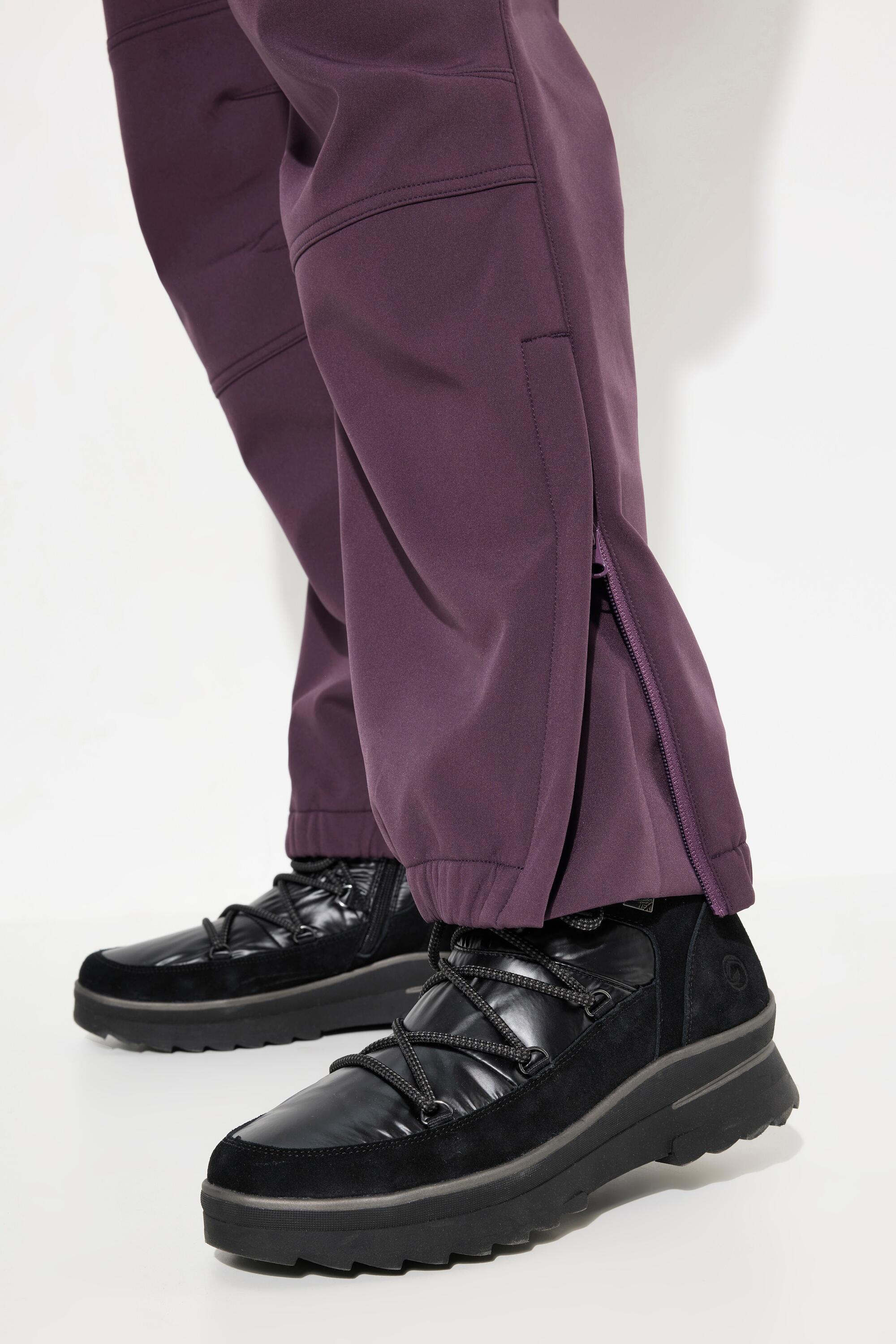 Femme Pantalon Softshell déperlant avec doublure en polaire et genoux préformés 3/5