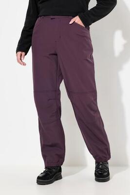 Dames softshell-broek waterafstotend voorgevormde knieën fleece voering