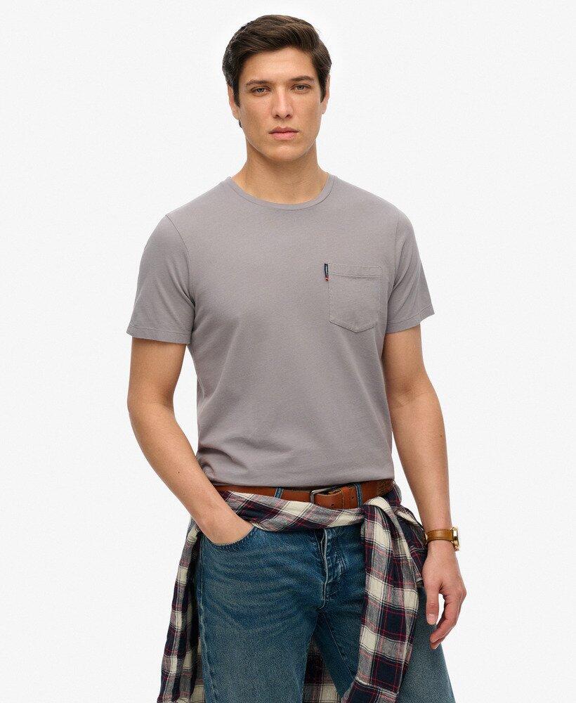 SUPERDRY Maglietta con tasca essenziale classica