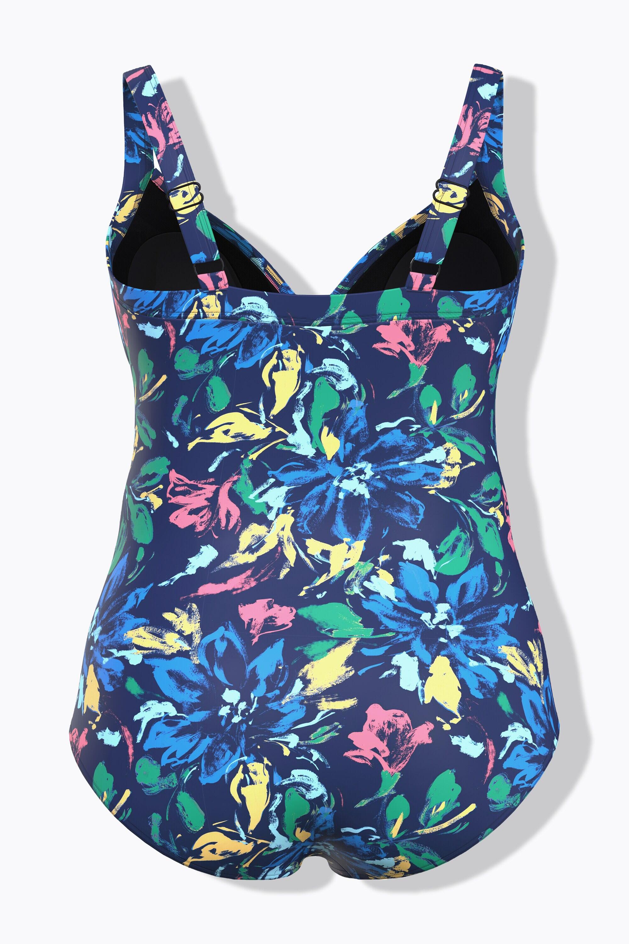 Femme Maillot de bain à bonnets souples. Décolleté V et doublure Powermesh 7/7