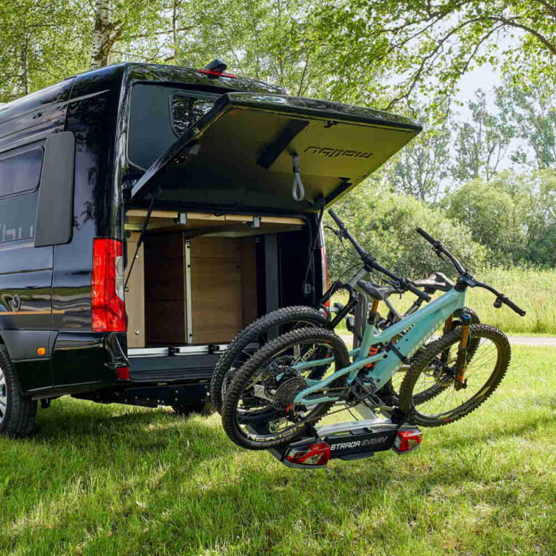 Porte-vélos Atera Strada Evo RV pour 2 vélos extensible à 3 4/5