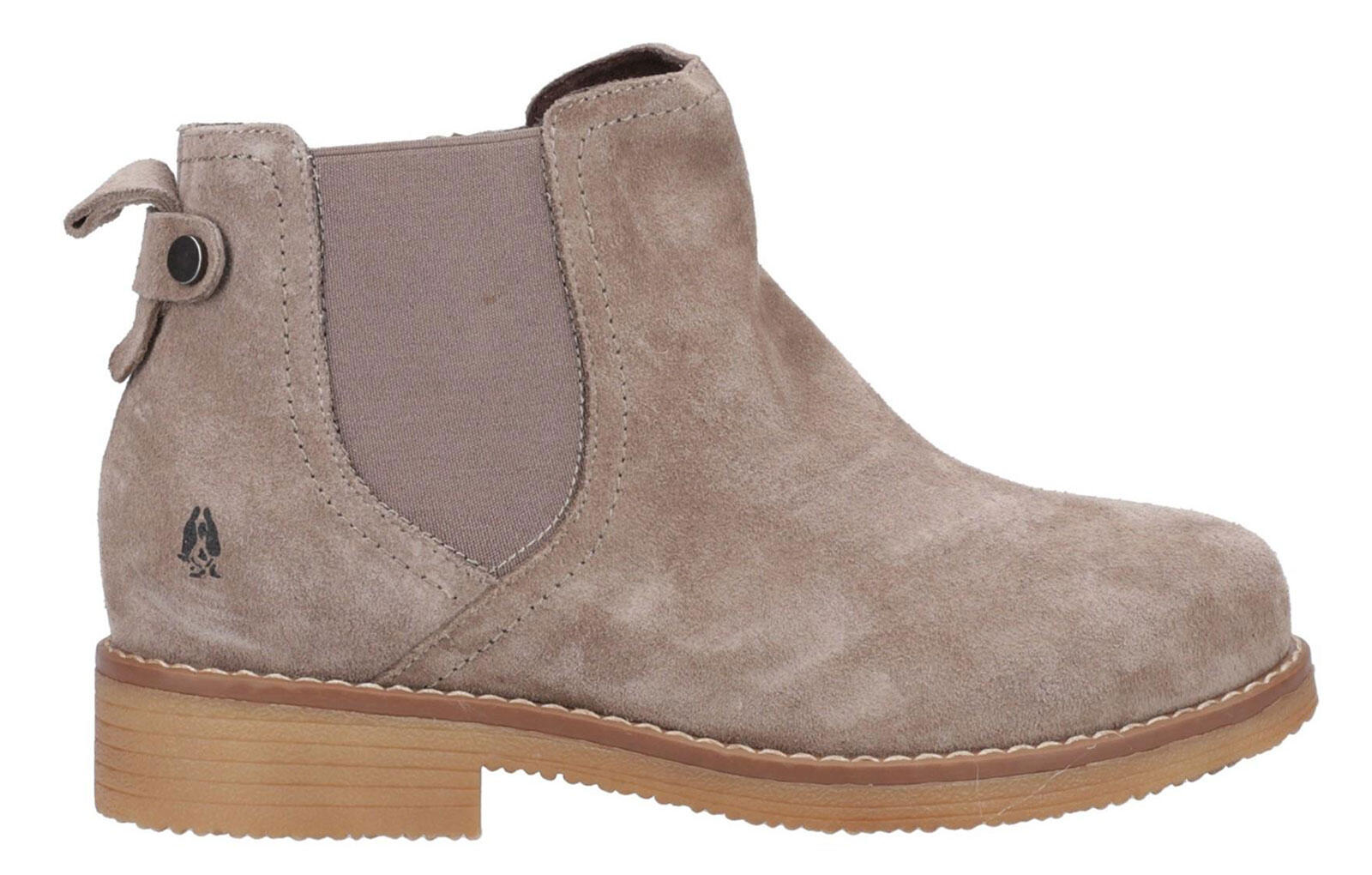 Hush Puppies Taupe Combat Boots Womens Hush Puppies Maddy
