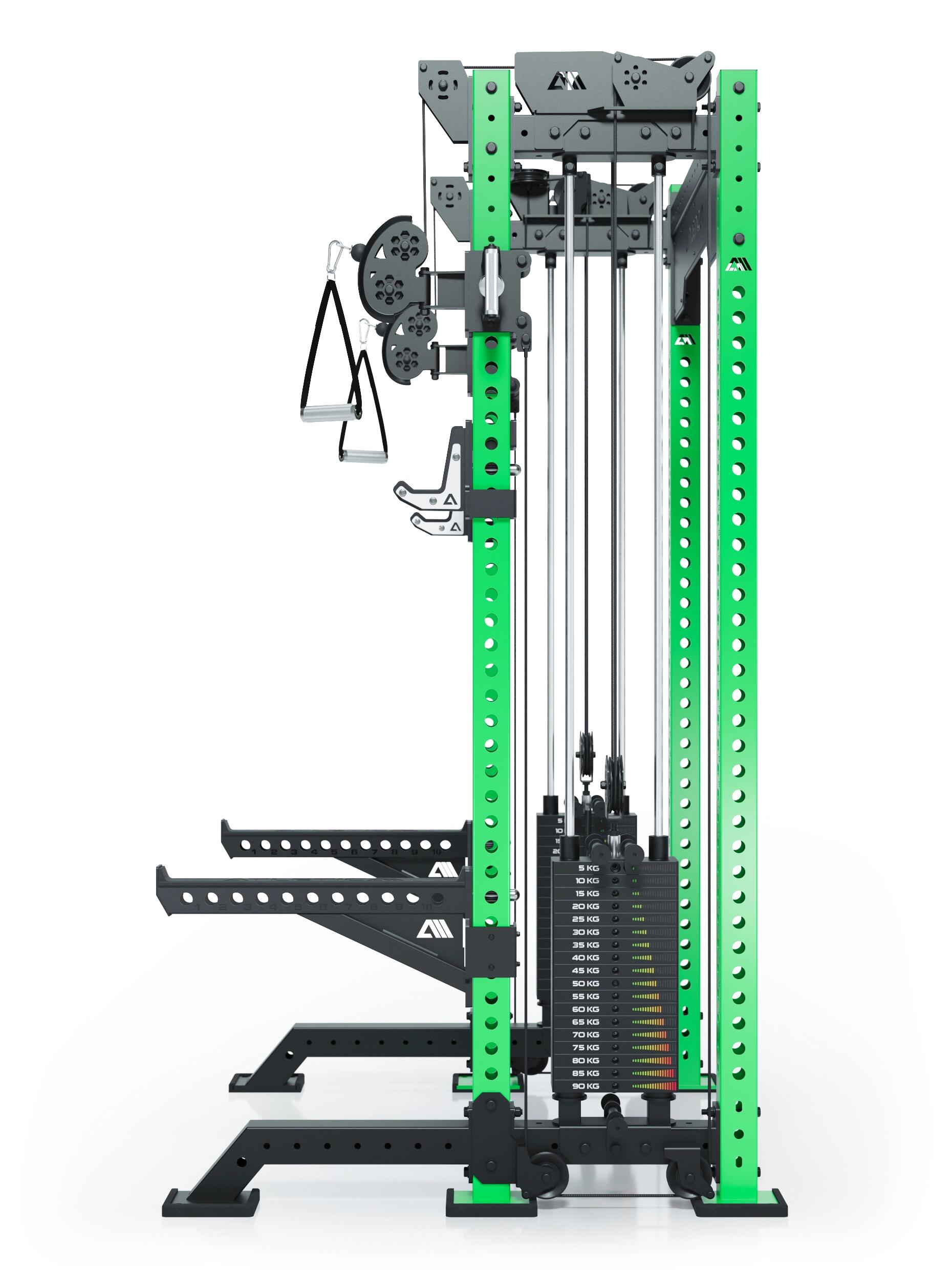 R8 Bradley Weight Stack | Kurz | Electric Green 6/7