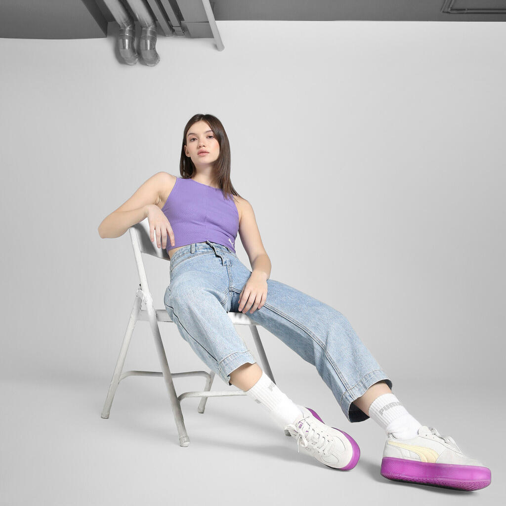Women's ribbed T-shirt Puma Wardrobe Essentials