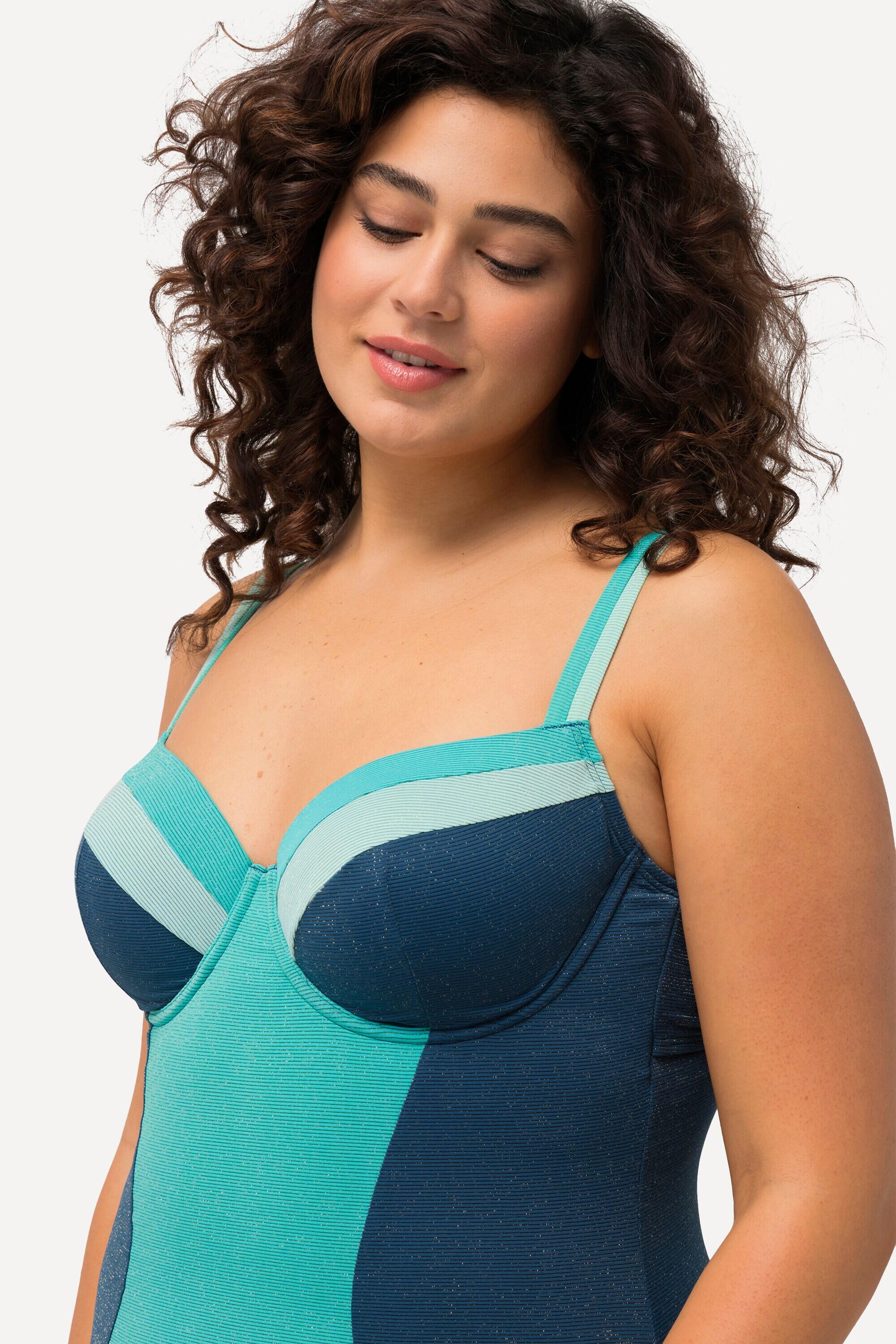 Femme Maillot de bain à paillettes 3/4