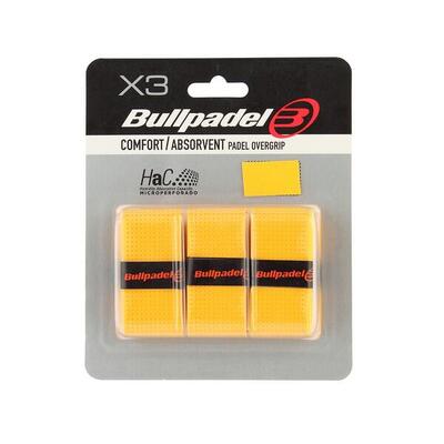3 Bullpadel Gb-1201 Overgrips In Gelb