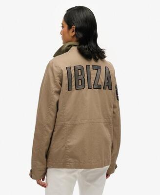 Militaire jas m65 versierd