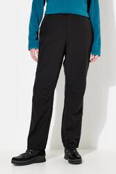 Femme Pantalon Softshell déperlant avec doublure en polaire et genoux préformés
