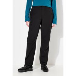 Femme Pantalon Softshell déperlant avec doublure en polaire et genoux préformés