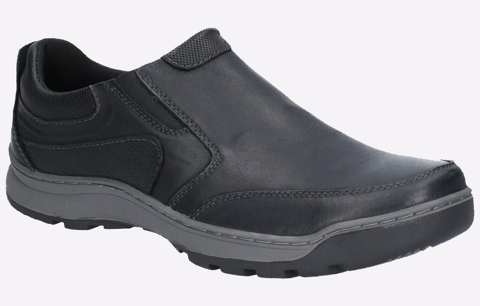 Hush Puppies Jasper Slip On Mens Leather Shoes 2/4