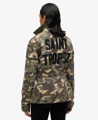 Militaire jas m65 versierd