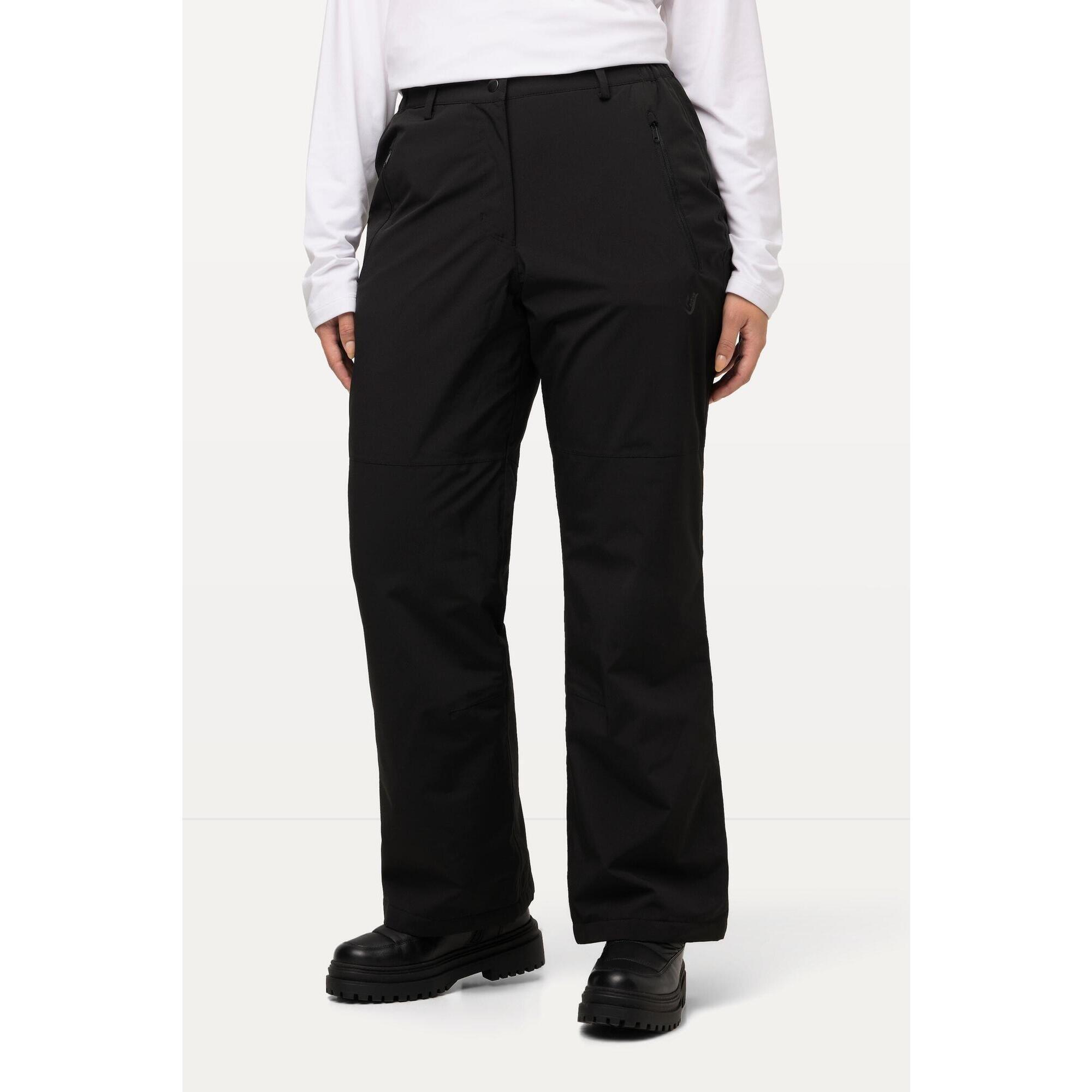 Ulla Popken - Femme Pantalon Technique Chaud Et Imperméable - Pantalons - Noir - Decathlon