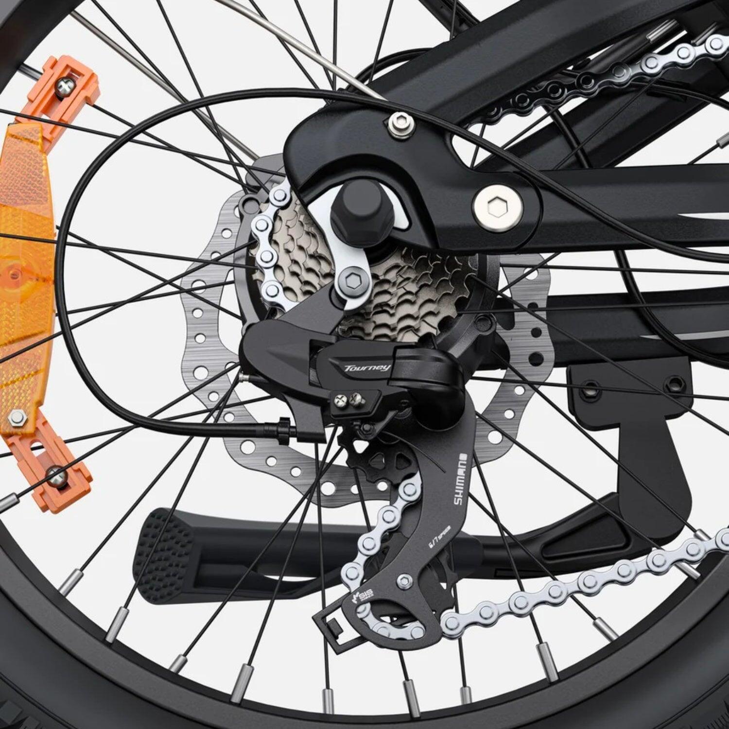 Bicicleta eléctrica ENGWE L20 3.0Boost - 250W 48V13.5Ah TÜV certificado - Oro 5/5