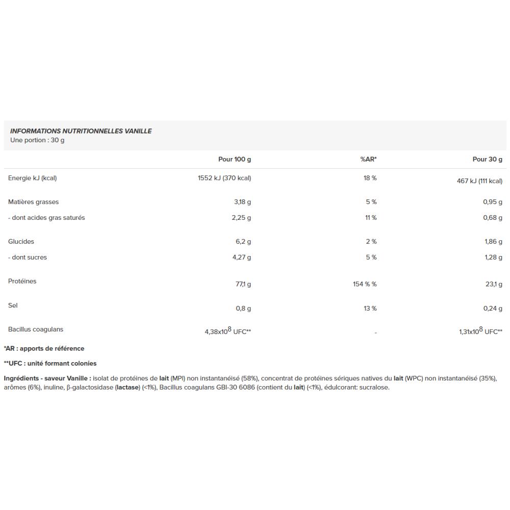 Mezcla De Whey - Protimuscle (1kg) - Vainilla 2/2