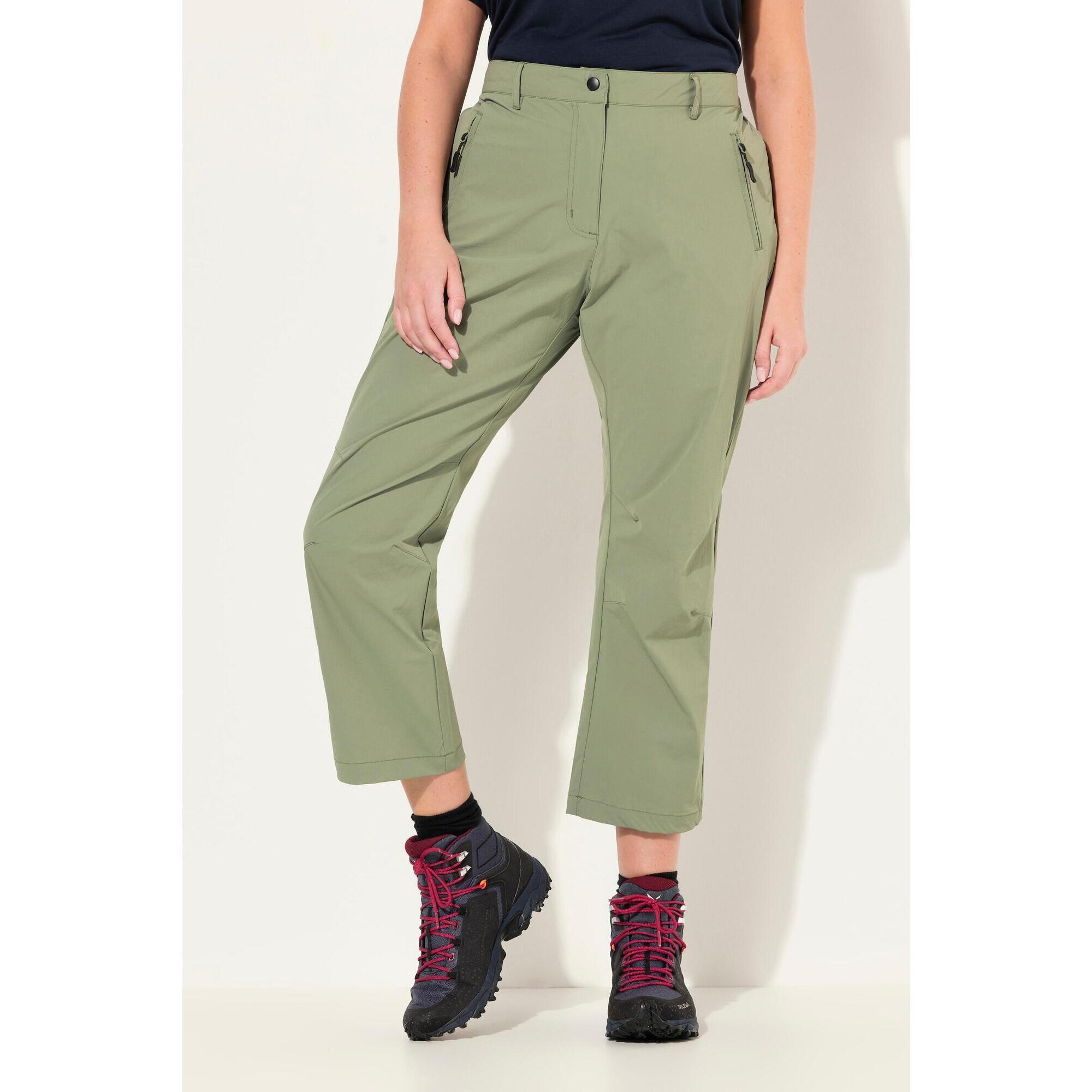 Ulla Popken - Femme Pantalon 7/8 Fonctionnel Quick Dry - Pantalons - Vert - 44 L - Decathlon