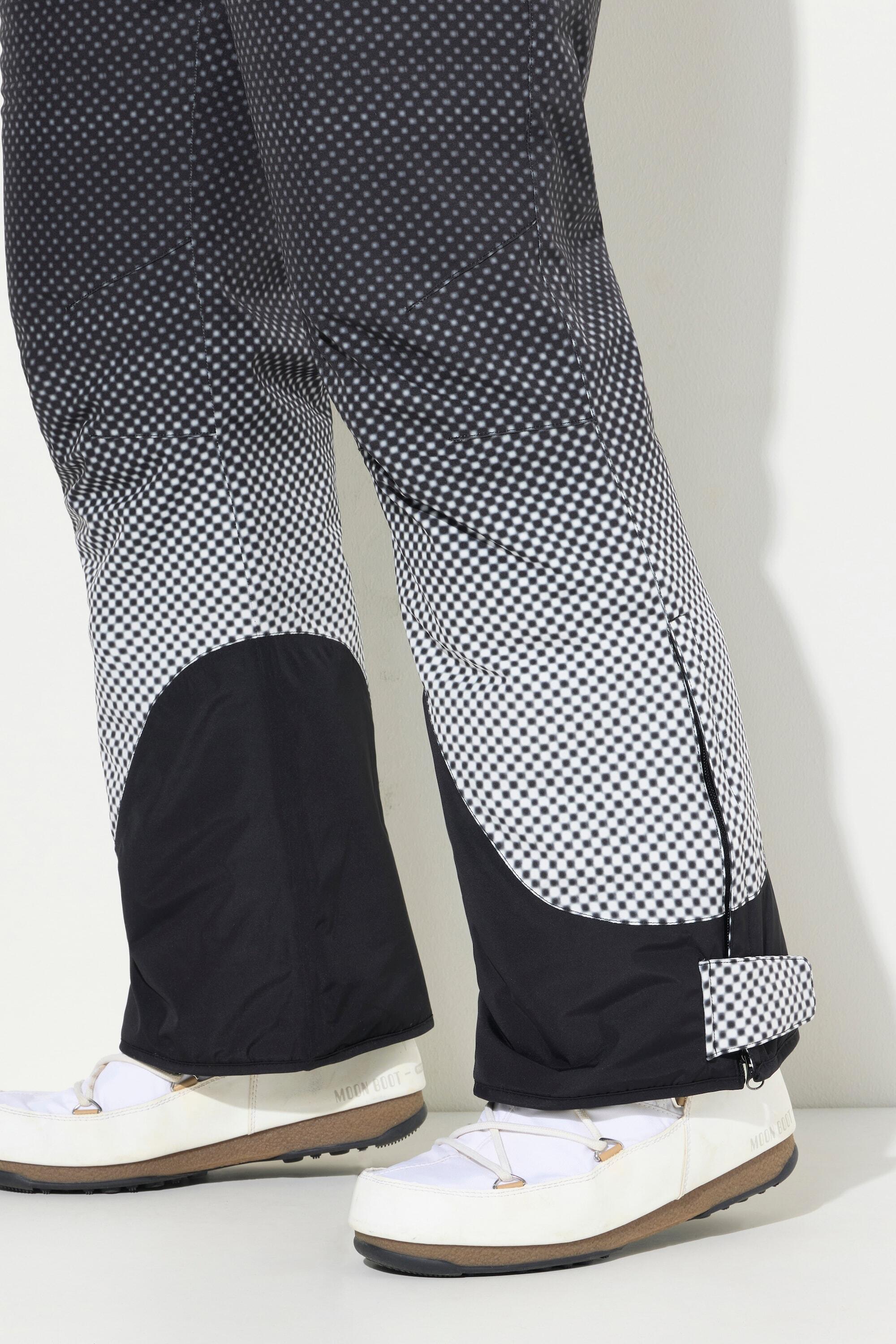 Femme Pantalon de ski imperméable pois fermeture à scratch et jupe pare-neige 3/7