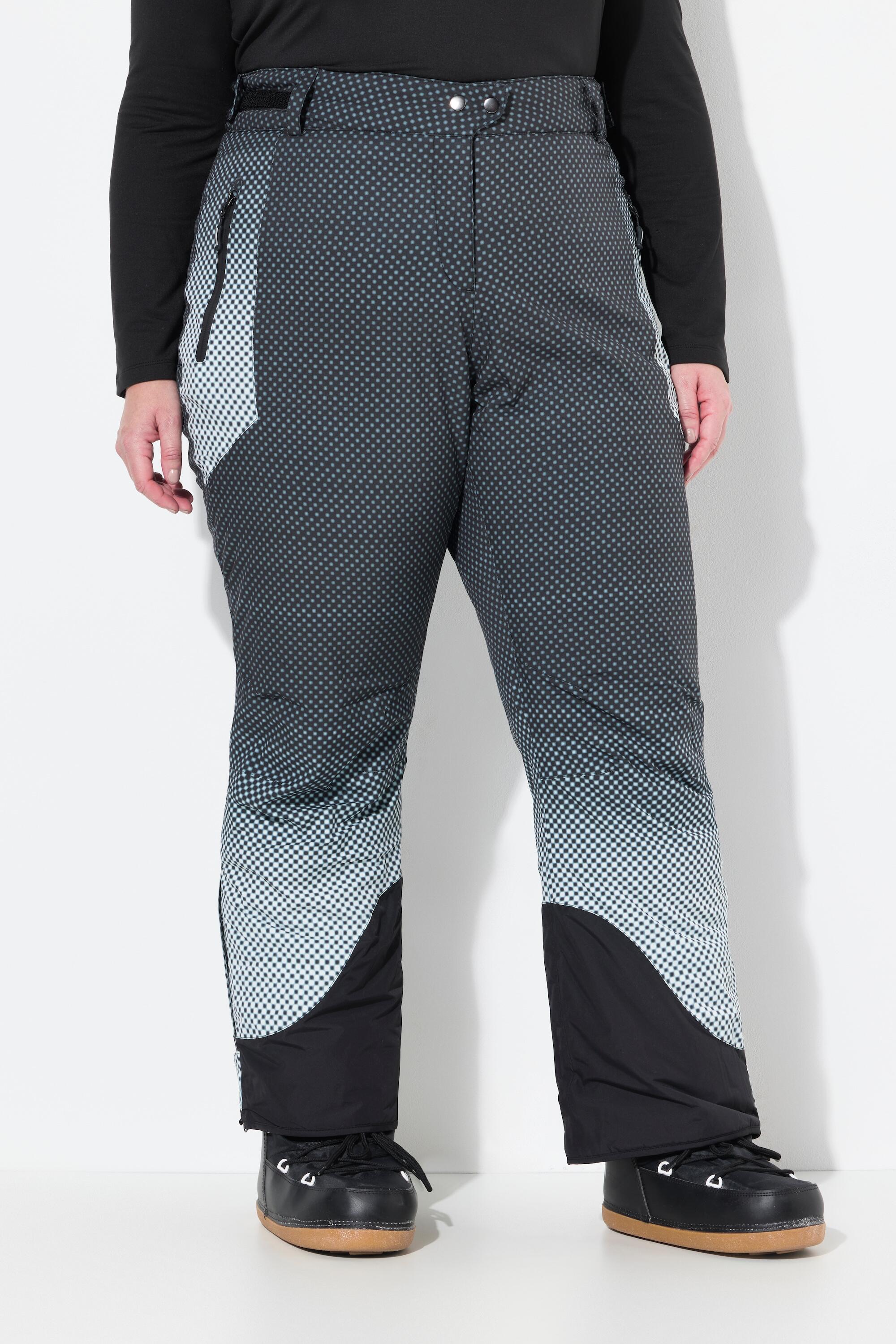 Femme Pantalon de ski imperméable pois fermeture à scratch et jupe pare-neige 7/7