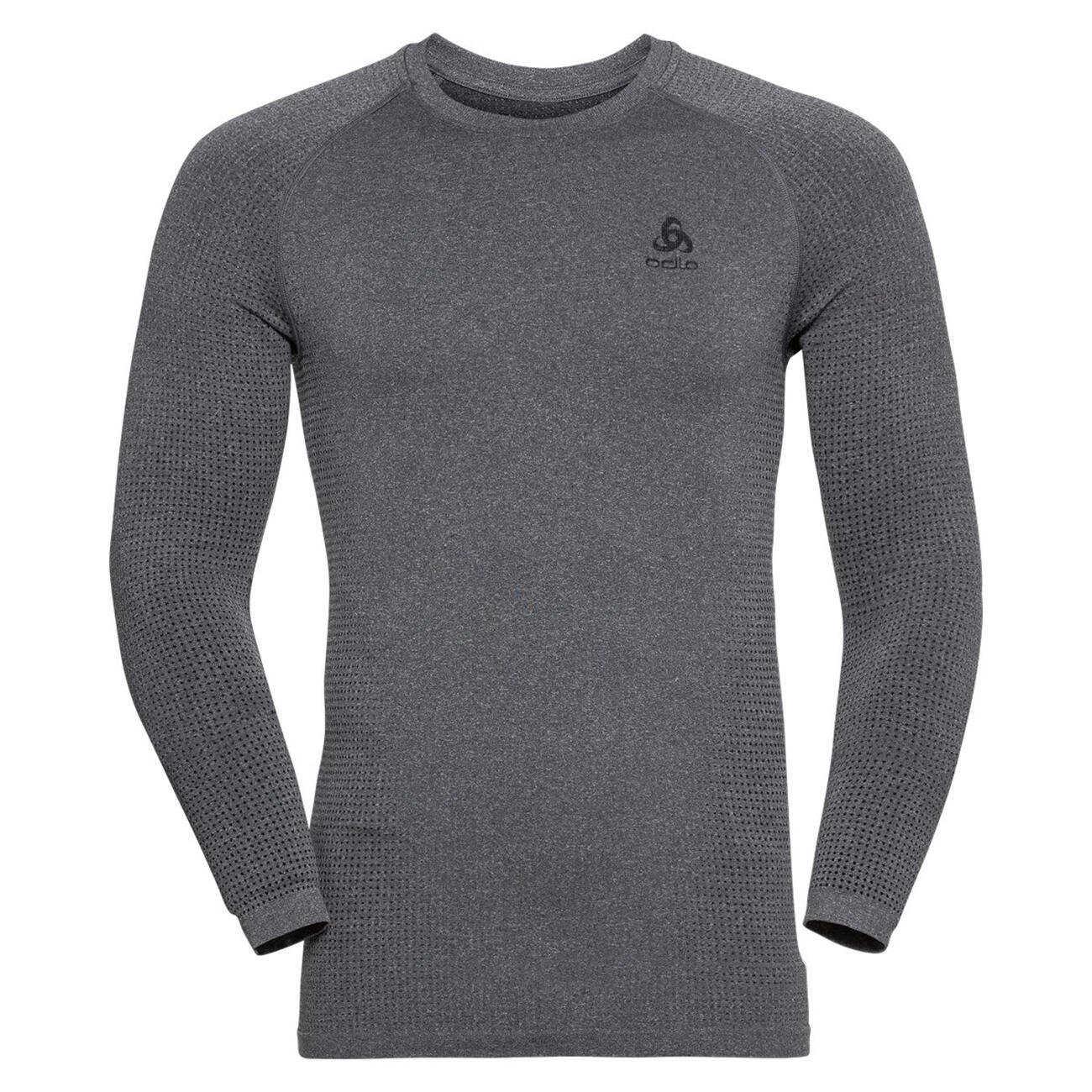 ODLO BL TOP Crew neck l/s PERFORMANCE WARM EC Thermoshirt GRIJS GEM S 2/7