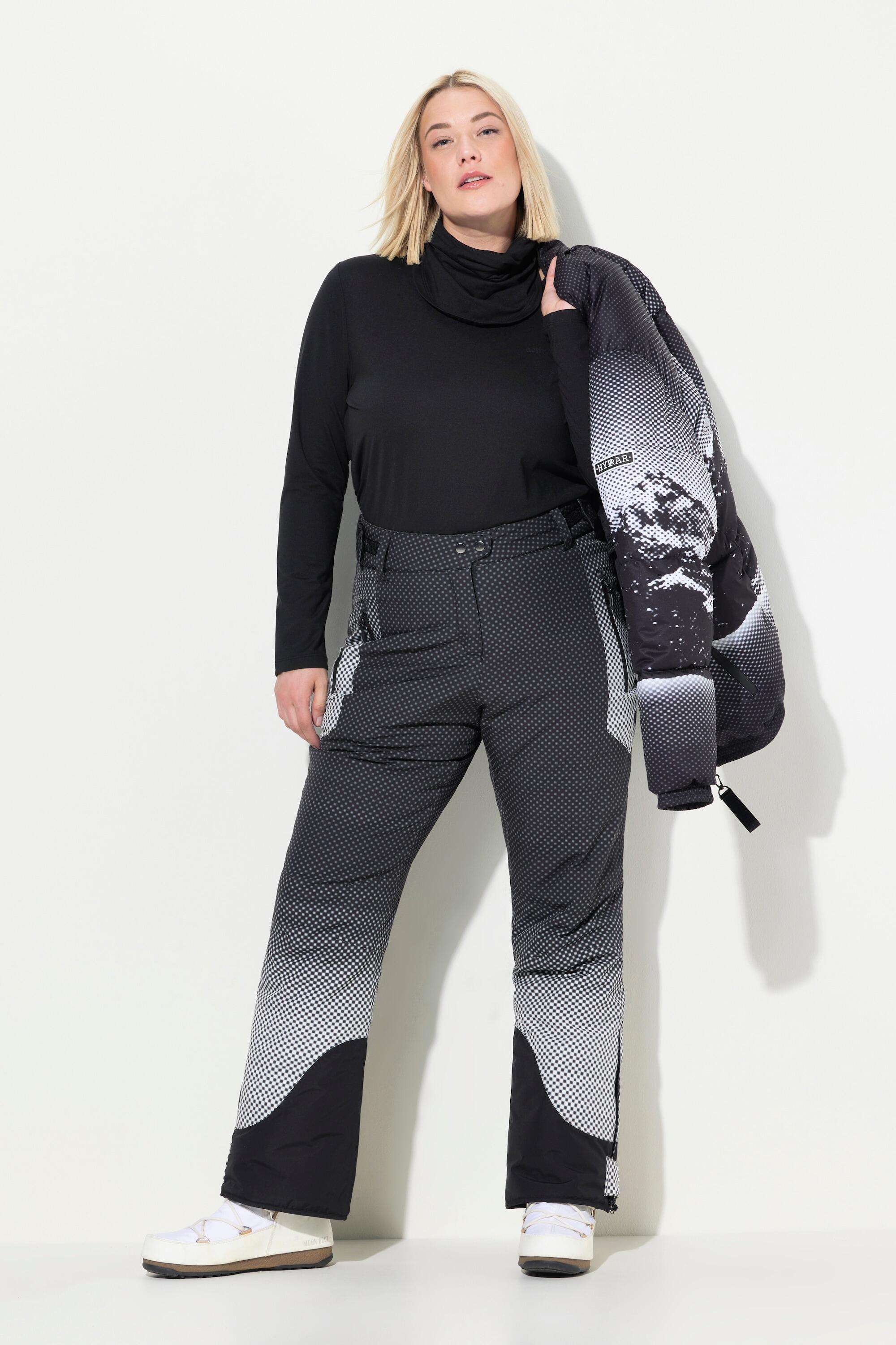 Femme Pantalon de ski imperméable pois fermeture à scratch et jupe pare-neige 5/7