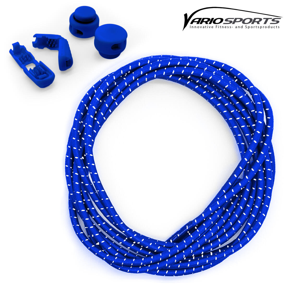 Variosports Shoelaces-Schnürsenkel-3er Pack-pink-blue-green 3/7