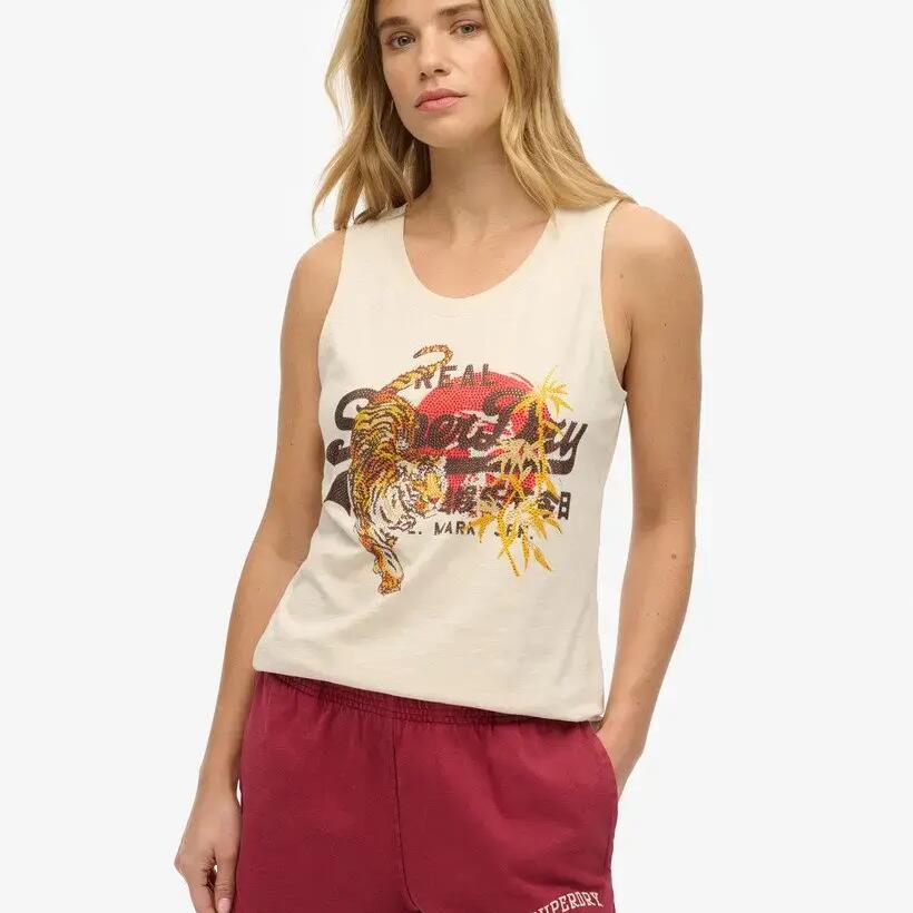 Women's tank top Superdry Vintage Logo Tokyo