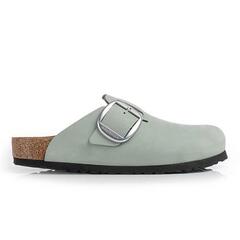 Mules Femme Michael Kors - Taille US 6.5, Couleur Charcoal, En Cuir - Neuf Avec Petits Défauts (irrégulier)