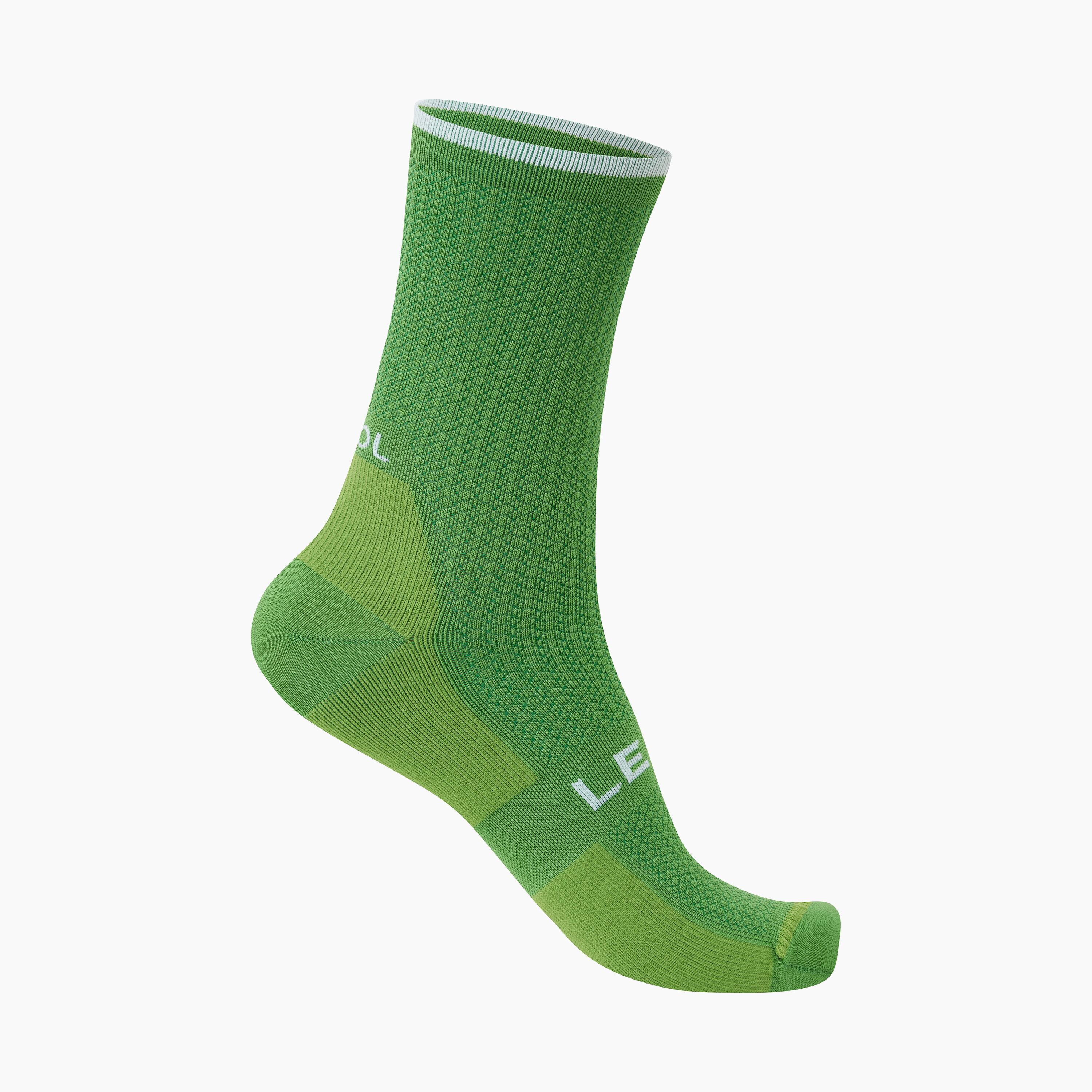 LE COL L/XL / Lawn Green/White