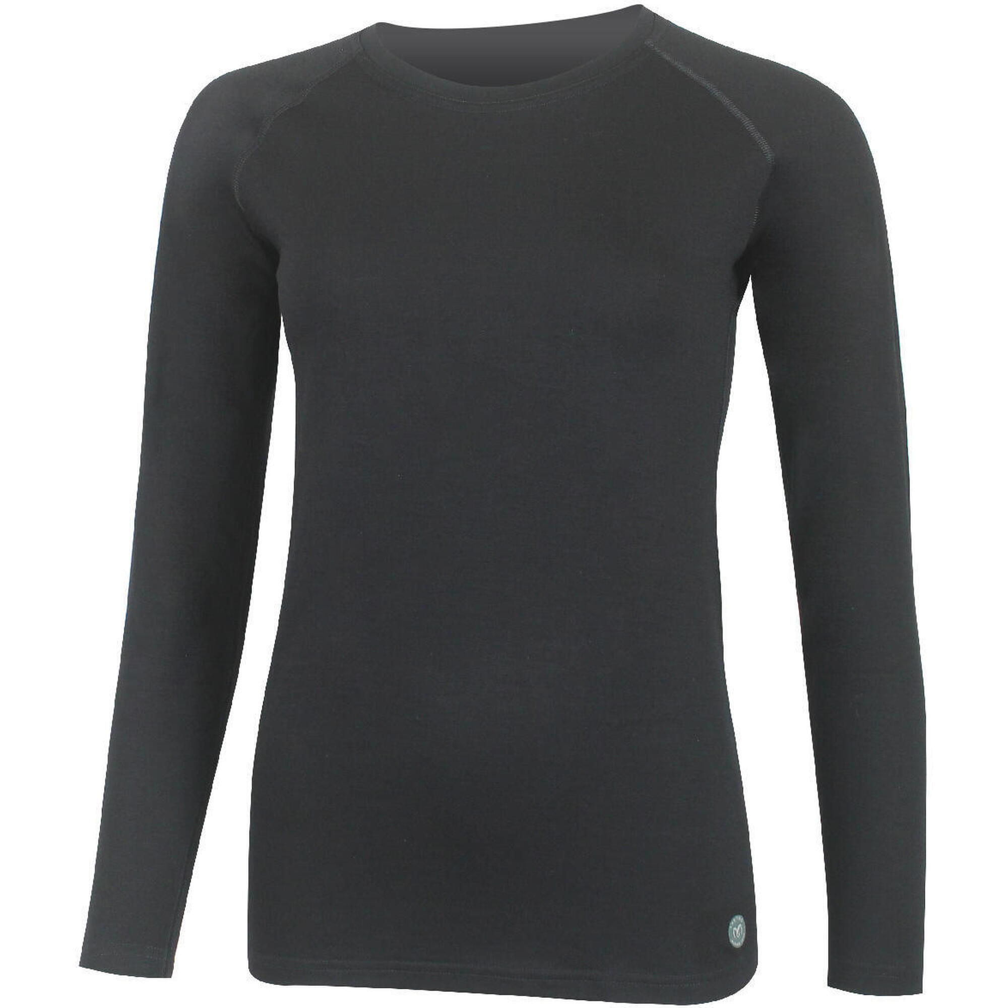 Lasting - T-shirt En Laine Mérinos Pour Femme Atila - Sous-veste - Noir - Decathlon