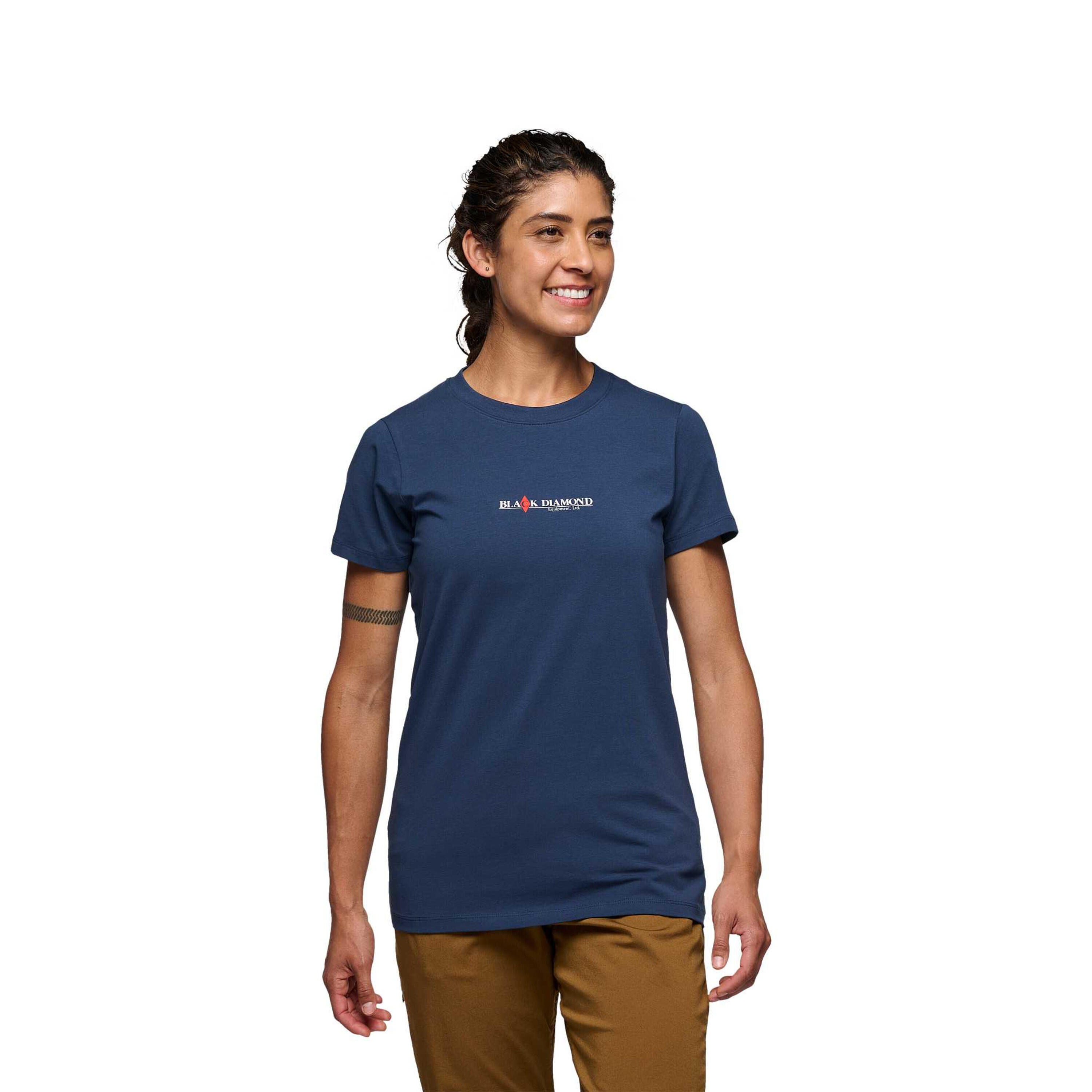 Camiseta de mujer Black Diamond Heritage Wordmark 2/4