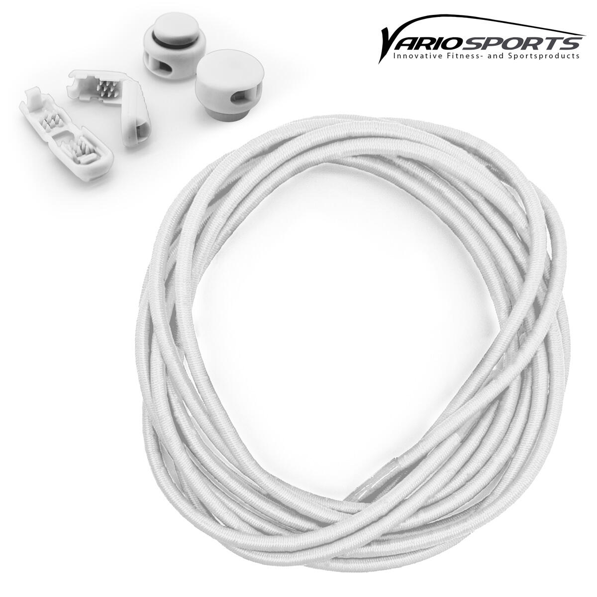 Variosports Shoelaces-Schnürsenkel-3er Pack-grey-white-black 3/7