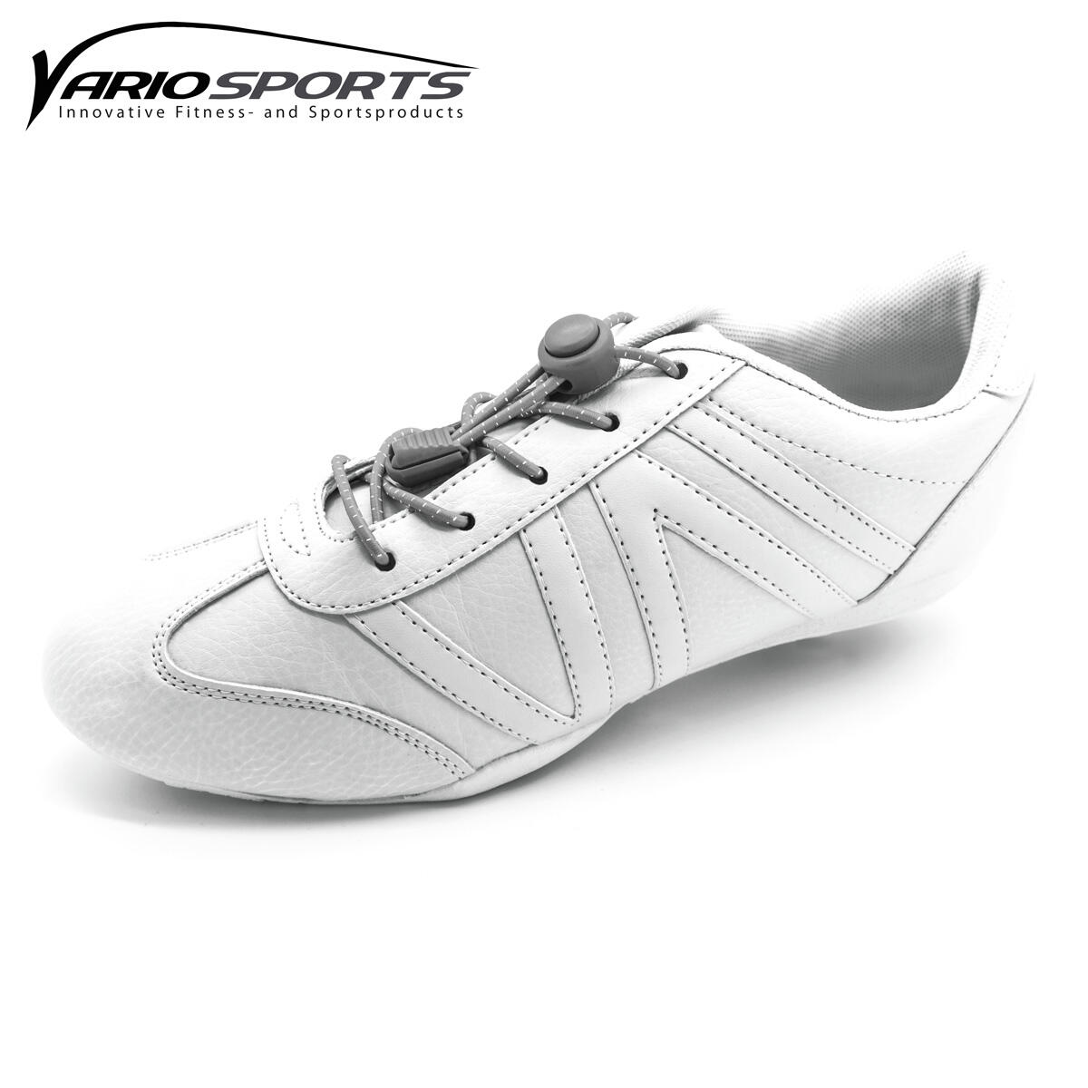 Variosports Shoelaces-Schnürsenkel-3er Pack-grey-white-black 5/7