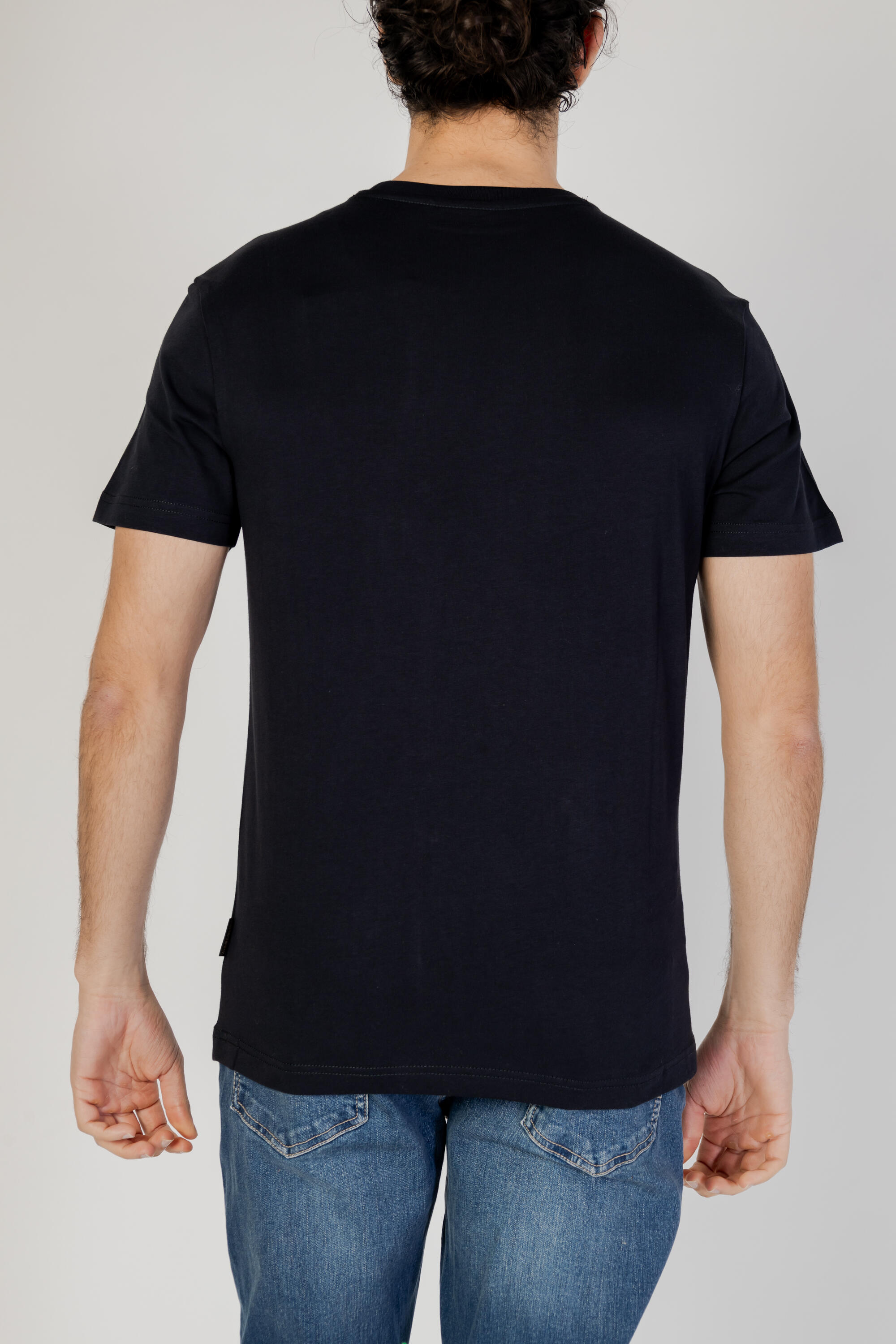 t-shirt crop top S-KASBA HOMME noir 3/4