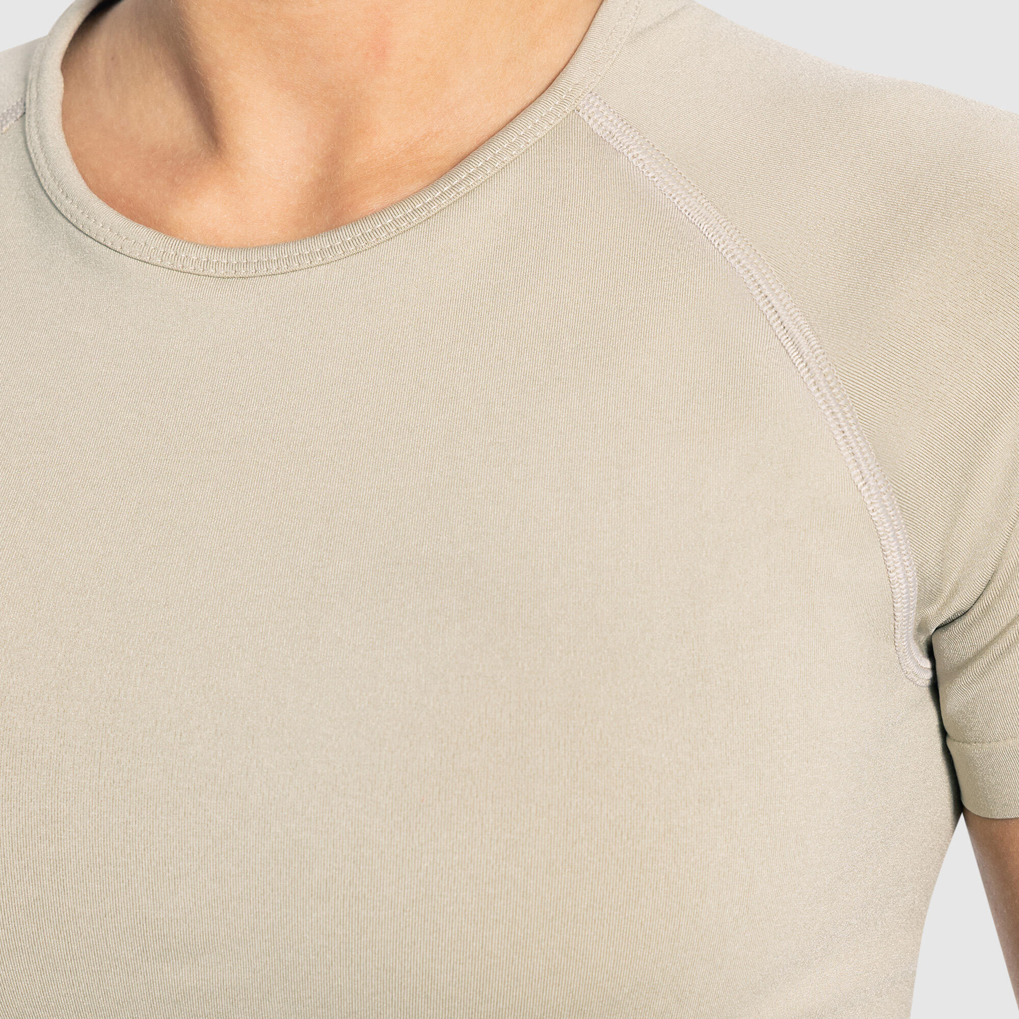 Damen Crop Shirt Elna Taupe 4/5