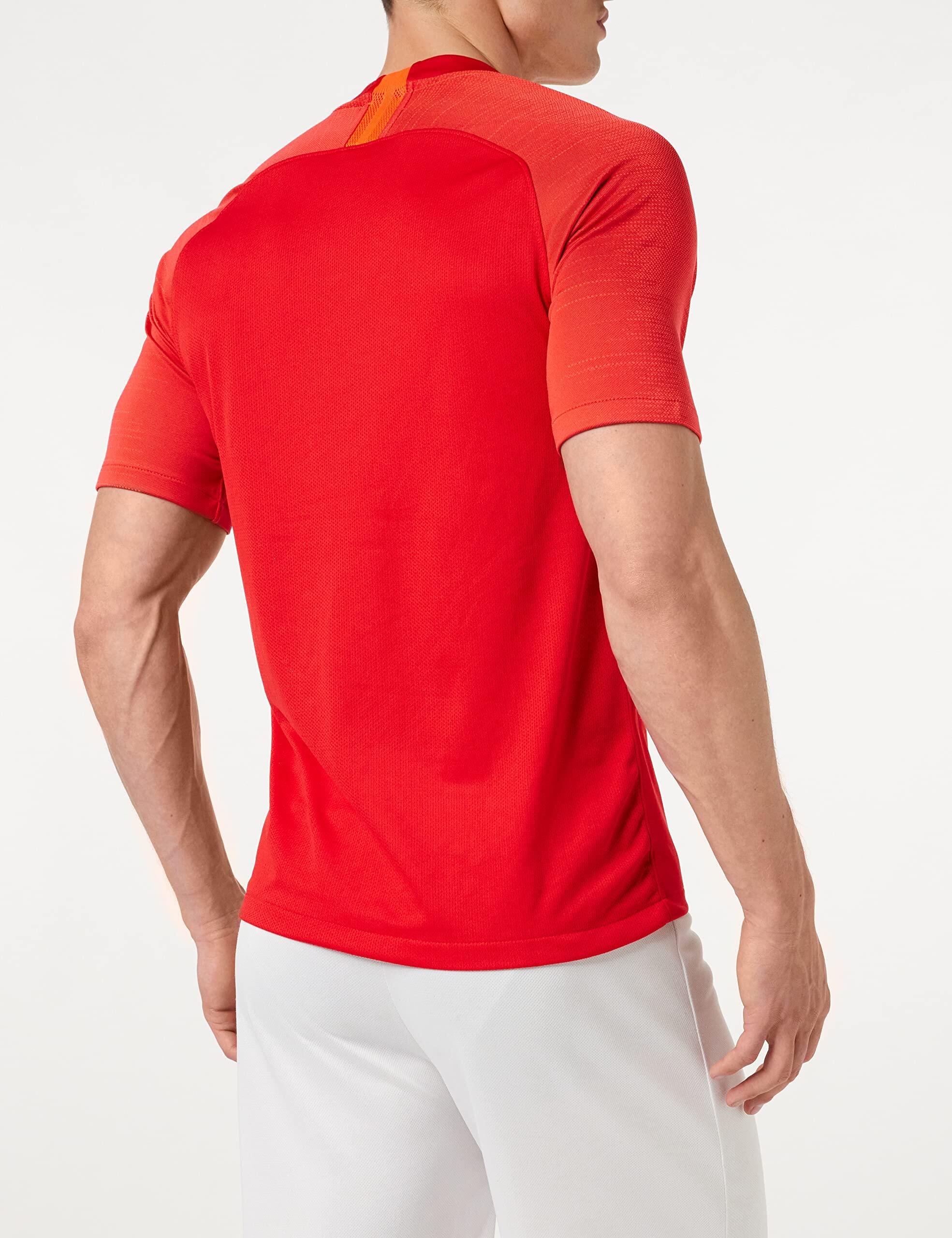 T-shirt Nike M Nk Dry Strike à Manches Courtes pour Homme, Rouge S 4/4