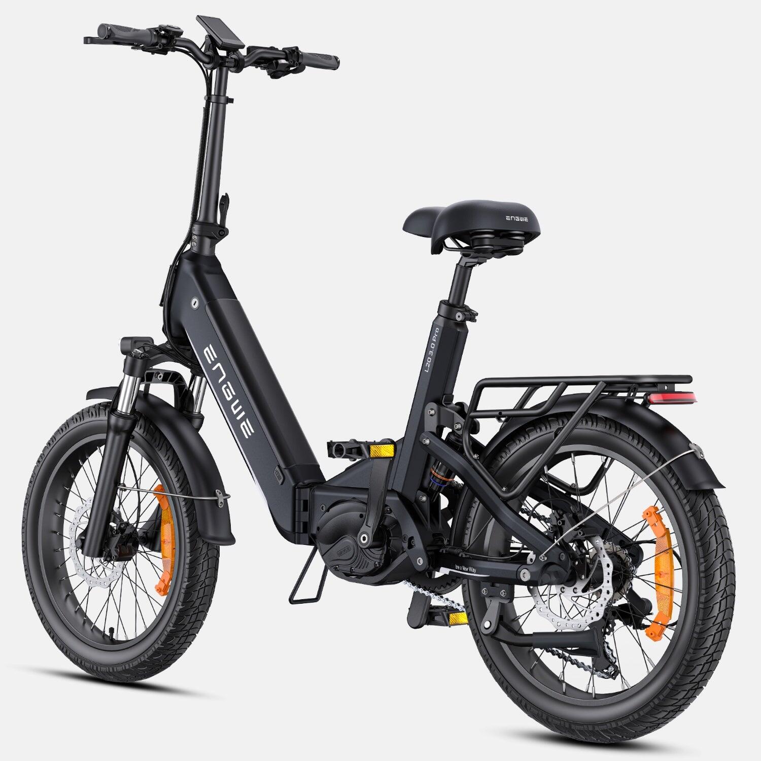 Bicicleta eléctrica ENGWE L20 3.0 PRO - 250W 48V15AH TÜV certificado - Negro 3/5