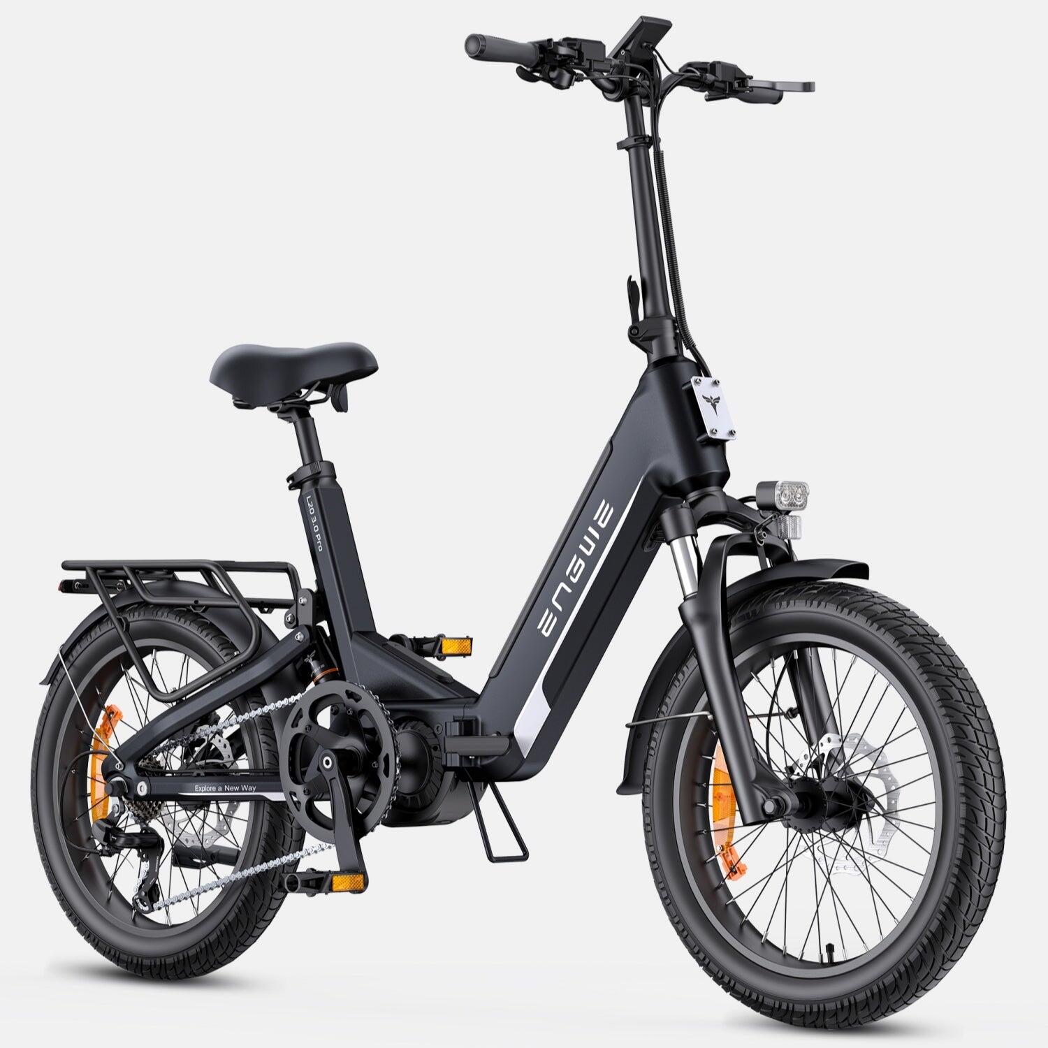 ENGWE Bici Elettrica ENGWE L20 3.0 PRO - 250W 48V15AH certificato TÜV - Nero