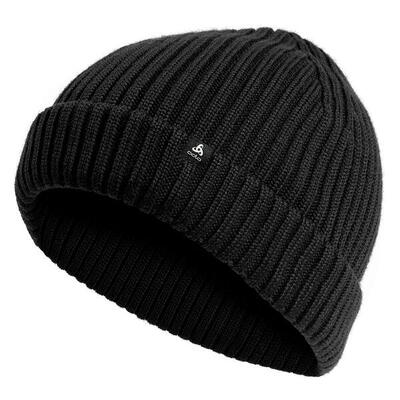 Odlo hat merino warm heavy knit muts zwart no size