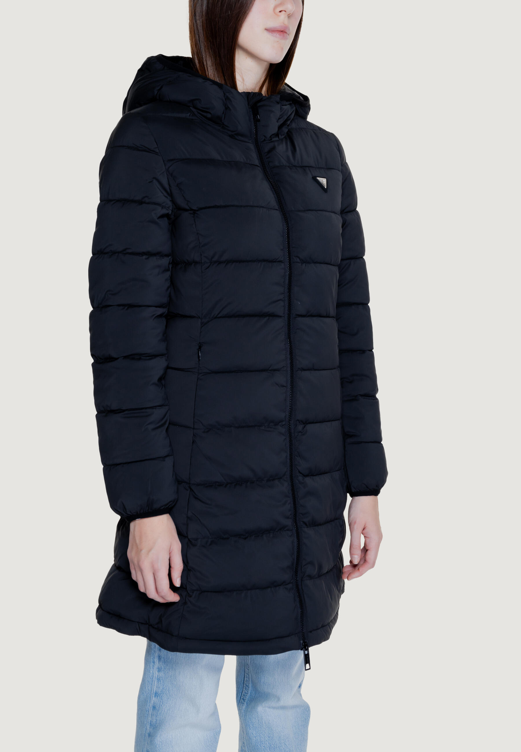 Giubbotti e Cappotti Donna NEW ALETA LONG PUFFER Nero 4/5