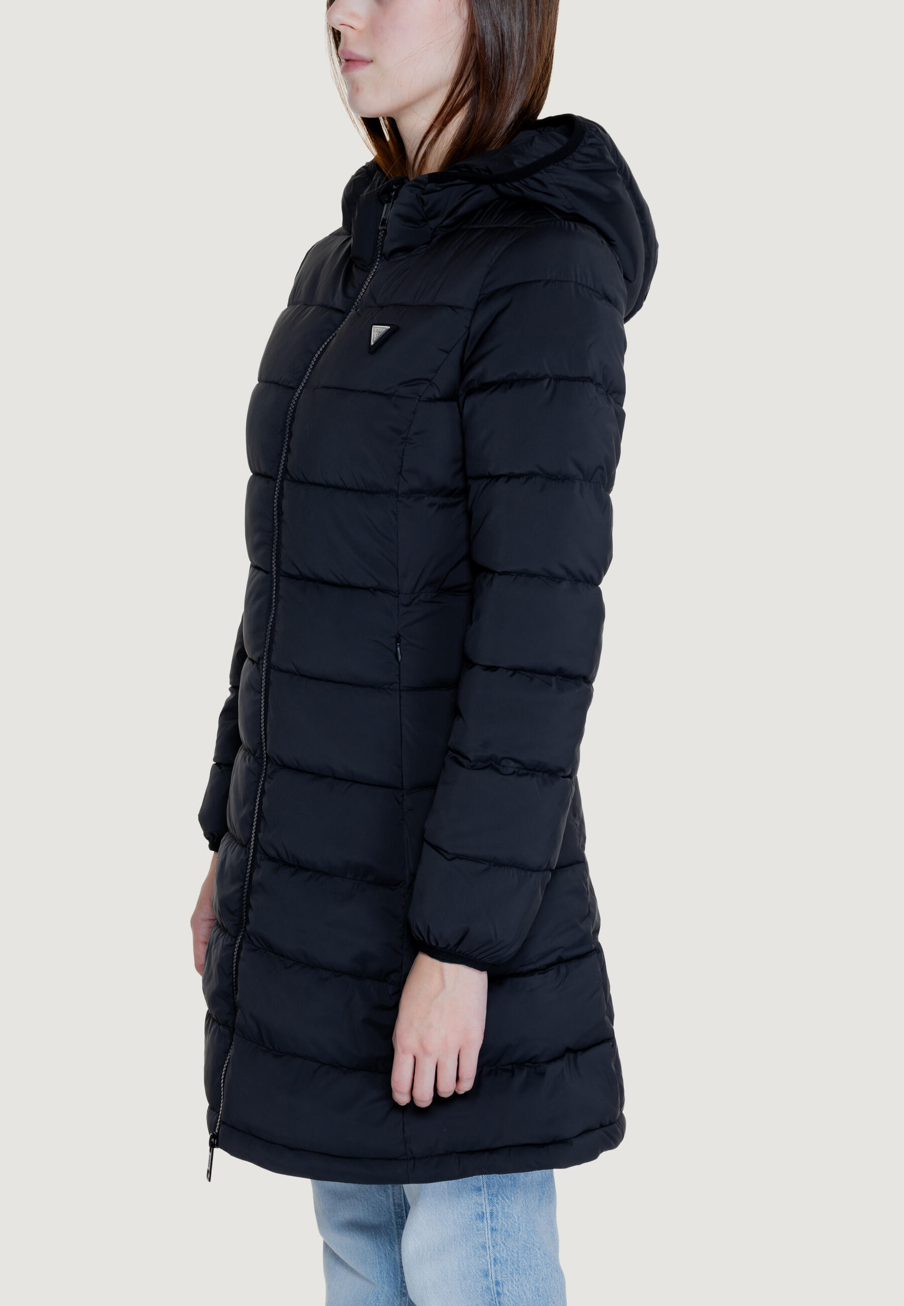 Giubbotti e Cappotti Donna NEW ALETA LONG PUFFER Nero 3/5