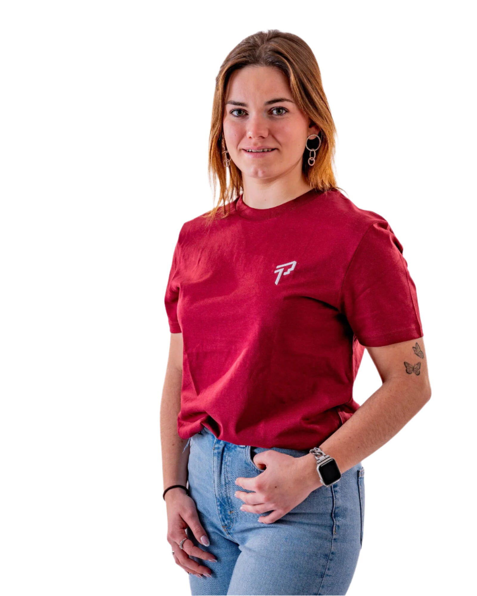 Everyday Shirt - Burgundy 3/4