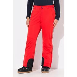 Femme Pantalon en softshell étanche avec jupe pare-neige et poches zippées