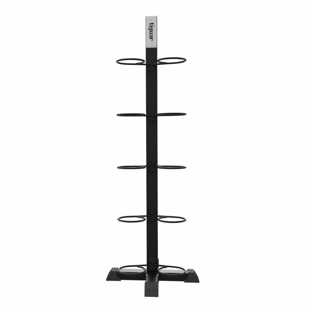 tiguar Ballständer – 66×66×186 cm, für 10 Medizin- & Slam-Balls, stabil 2/3