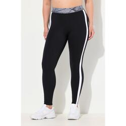 Femme Legging avec poches taille haute bandes le long de la jambe
