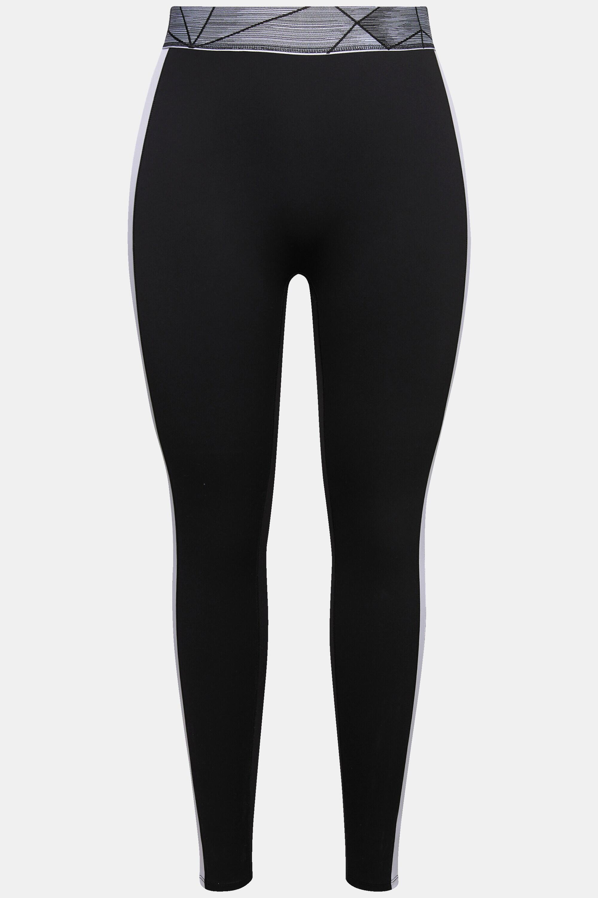 Dames Legging strepen zakken hoge taille elastische tailleband 9/9