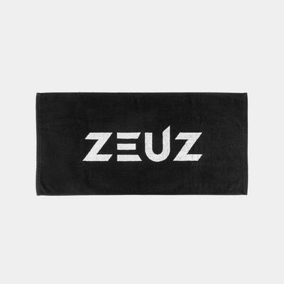 Zeuz sporthanddoek – fitness handdoek - 100% katoen – 50 x 100 cm – zwart & wit