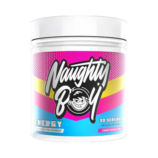 Preworkout | Naughty Boy Pre-workout Energy (390g) | Candy Bubblegum