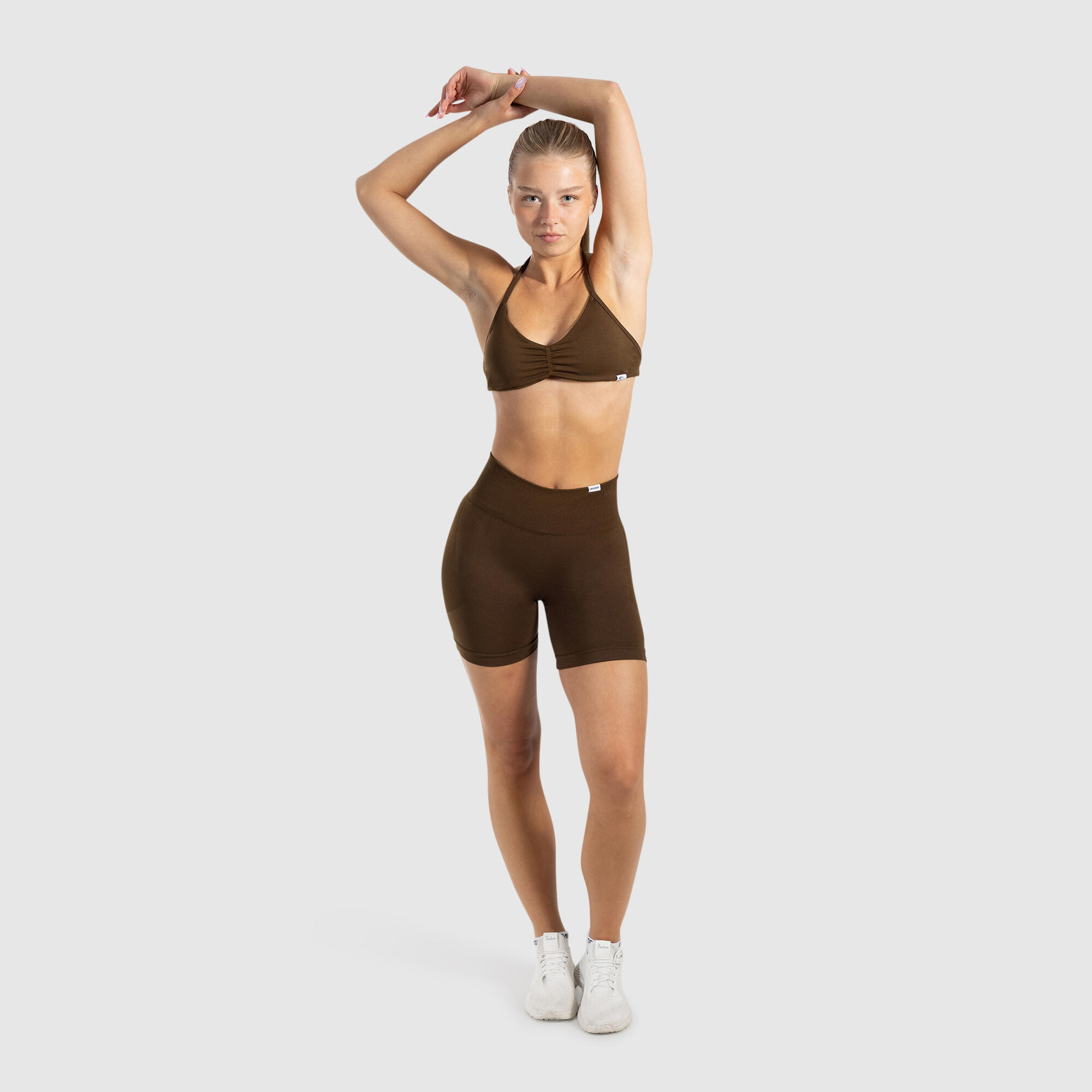 Damen Sport BH Esta Braun 3/5