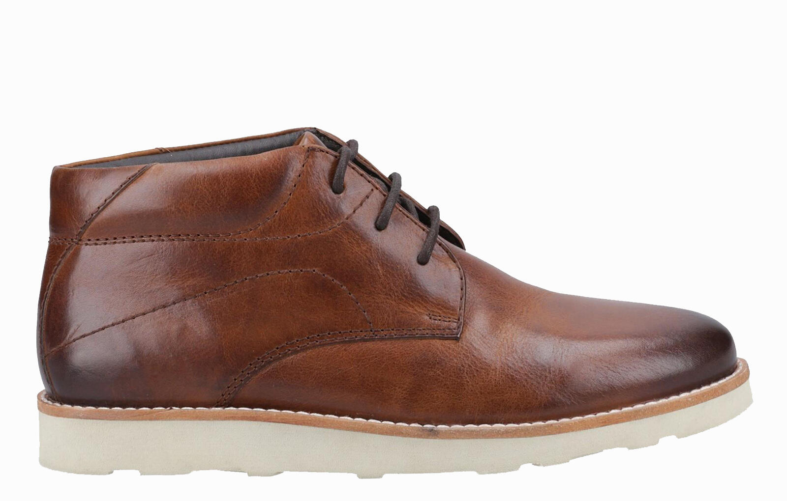 Hush Puppies Kennedy Leather Memory Foam Mens Boots 1/5