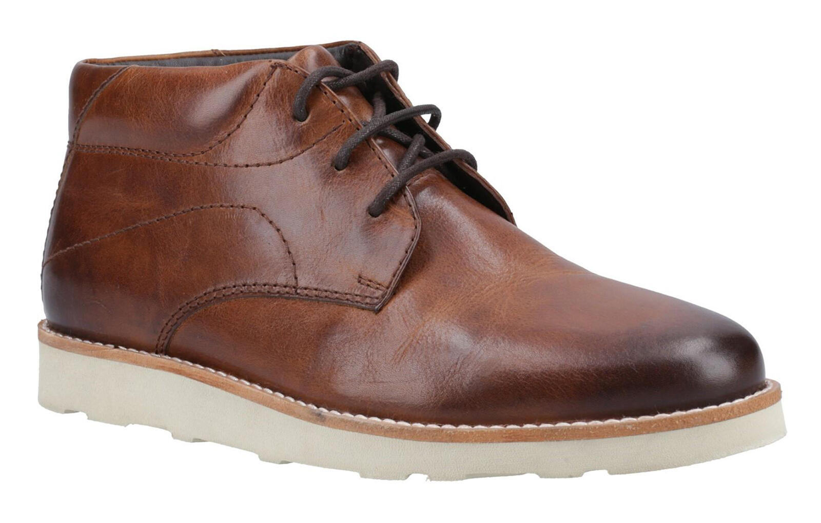 Hush Puppies Kennedy Leather Memory Foam Mens Boots 2/5