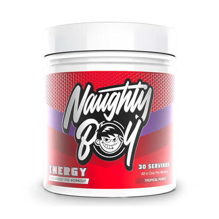 Preworkout | Naughty Boy Pre-workout Energy (390g) | Tropical Punch